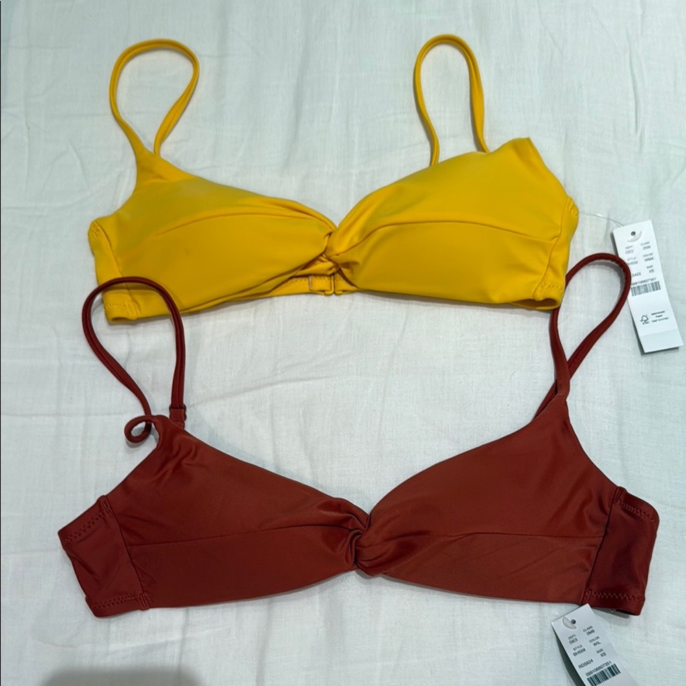 J. Crew swimwear lot - 2 tops x 1 bottom brand new never worn!!